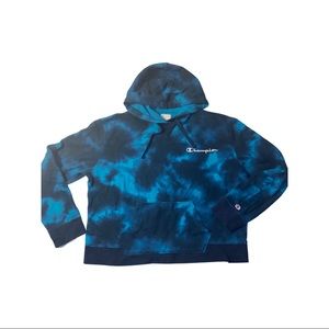 Tye Dye Cropped Champion Hoodie 🦋